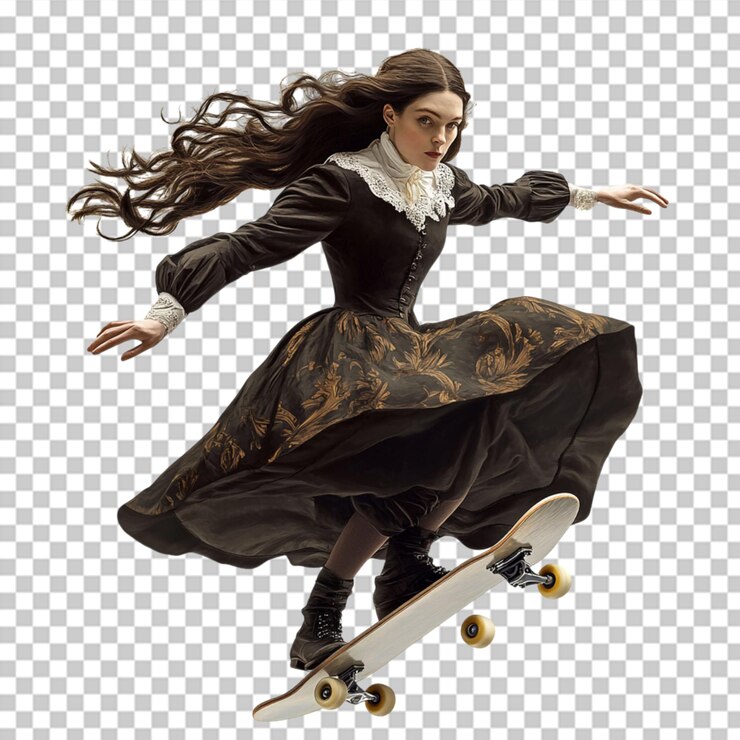 PSD patinaje elemento de danza png