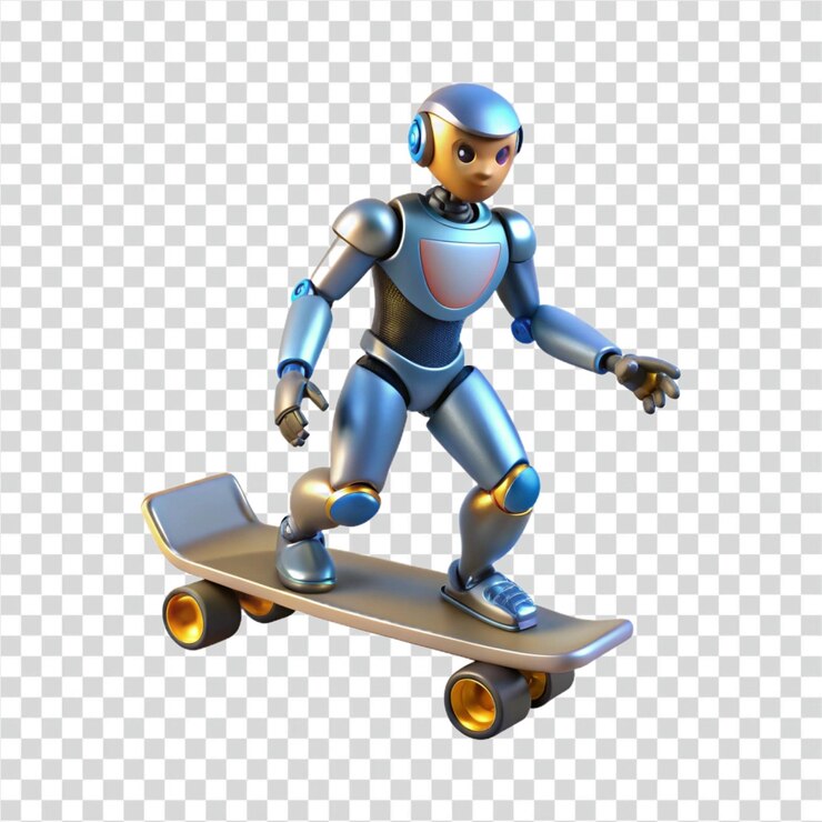 PSD el patinaje robótico es una diversión futurista en ruedas