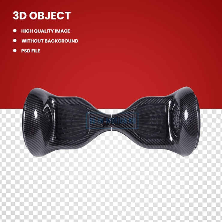 PSD patinete autoequilibrado kick scooter en color negro