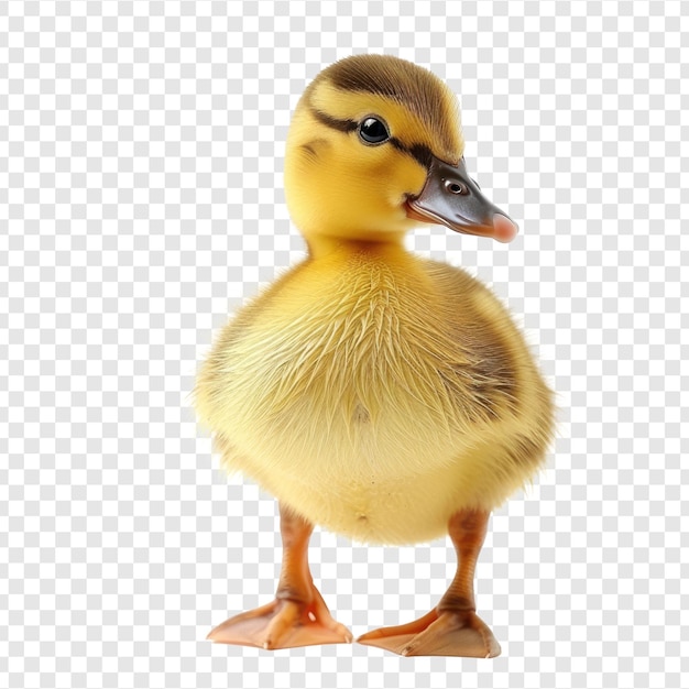 PSD patito lindo en el fondo de transparencia psd