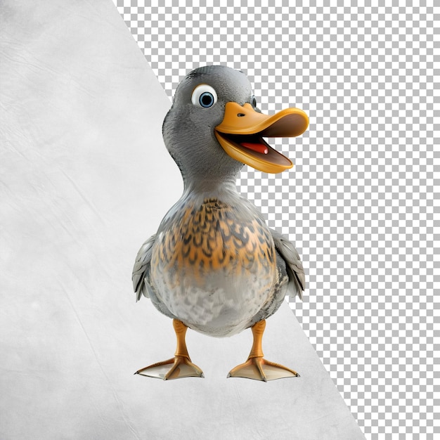 PSD pato isolado em fundo transparente png