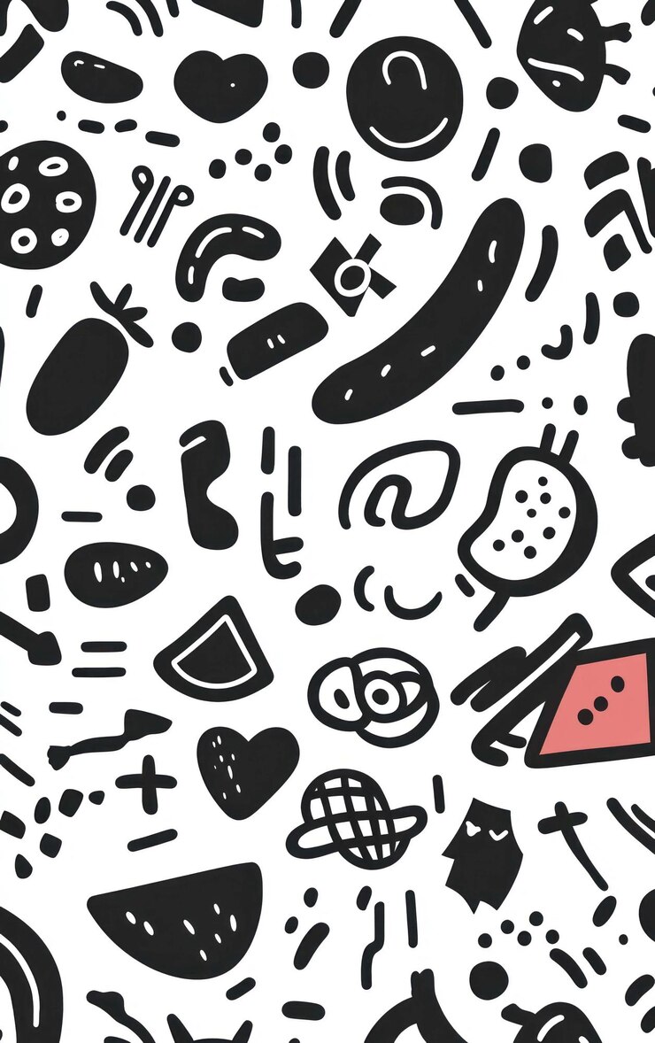 PSD patrón abstracto del doodle