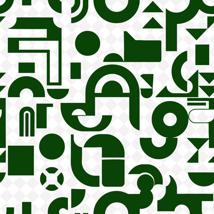 PSD patrón abstracto geométrico con icon geométricos y diseño vector de patrones naturales abstractivos de sha mixto