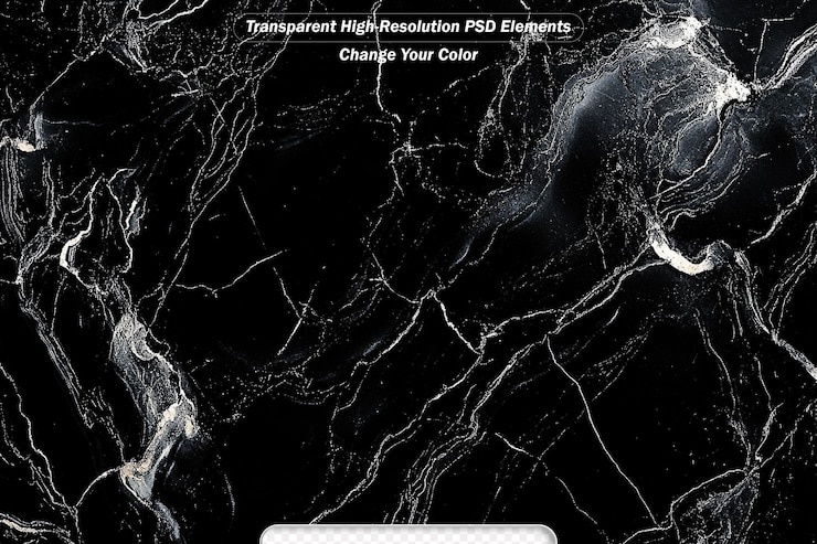 PSD patrón blanco natural de mármol negro con textura de marquina para diseño de interiores o productos