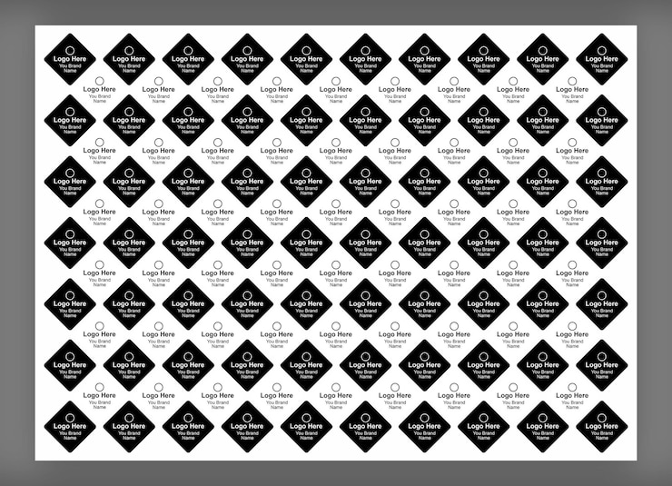 PSD patrón blanco y negro en estilo mosaico