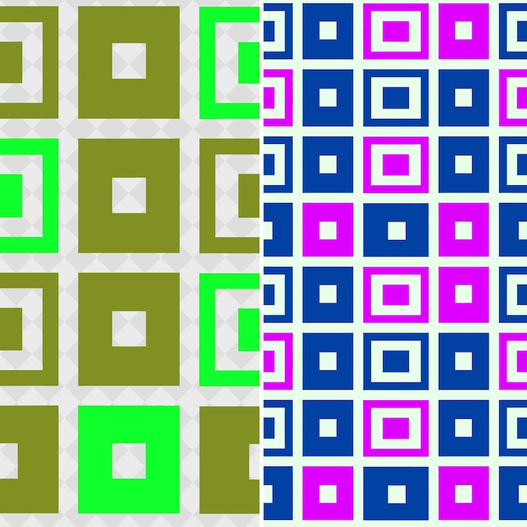 PSD patrón bojagi coreano creado con formas geométricas y vector geométrico abstracto creativo patc