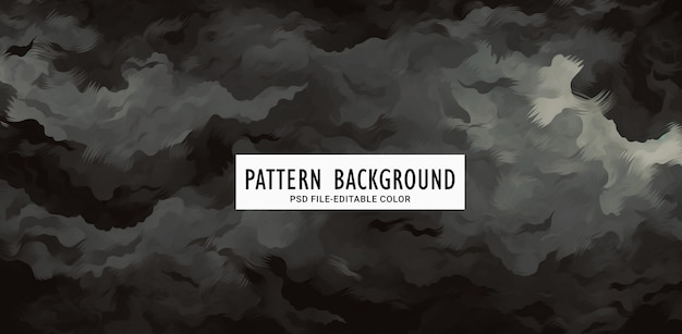 PSD patrón de camuflaje gris y blanco al estilo de las nubes atmosféricas fondo artístico oscuro