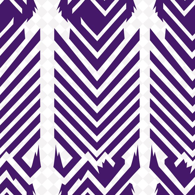 Patrón Chevron con tipo de icono de lobo y líneas angulares con diseño vectorial de patrón natural abstracto