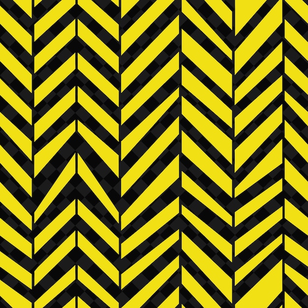 Patrón Chevron con tipo de icono de zorro y líneas angulares con diseño vectorial de patrón natural abstracto
