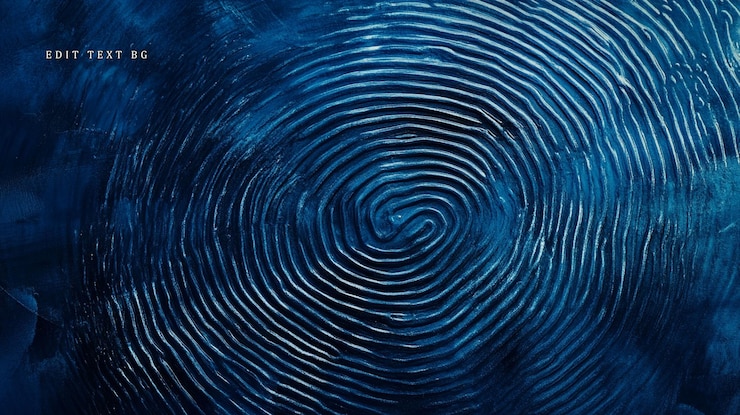 PSD patrón de círculos concéntricos abstractos con textura de remolino azul oscuro