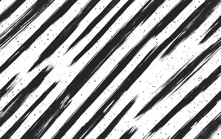 PSD patrón sin costuras en blanco y negro con ilustración vectorial de líneas diagonales en un fondo simple