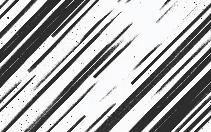 PSD patrón sin costuras en blanco y negro con ilustración vectorial de líneas diagonales en un fondo simple