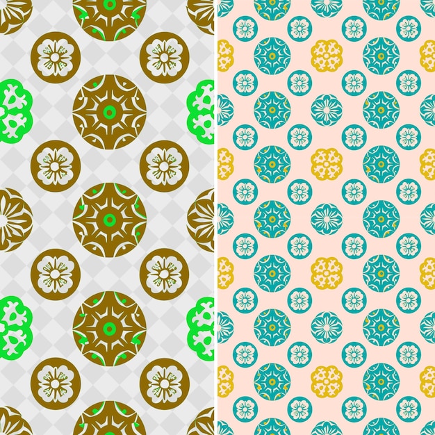 Patrón de la cresta familiar japonesa conocido como Kamon que contiene Vari Creative Abstract Geometric Vector