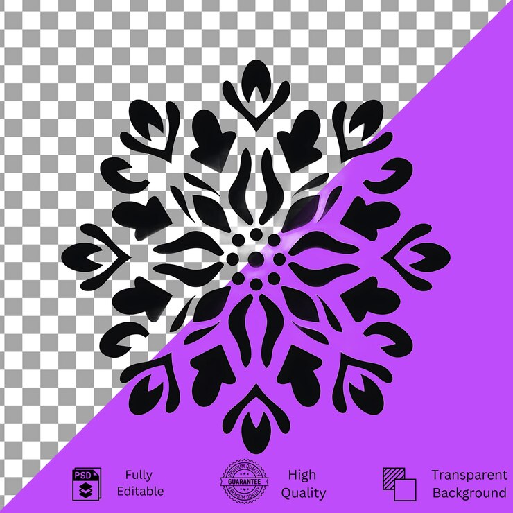 PSD el patrón de escamas de invierno es un psd editable de alta calidad