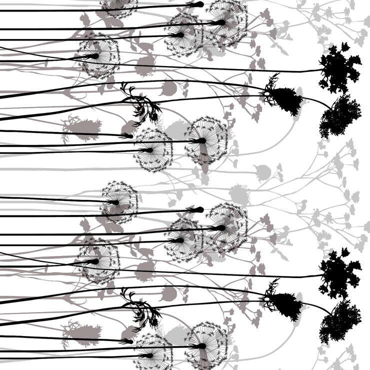 PSD patrón floral sin costuras textura vegetal para papel tapiz y papel de envoltura de telas