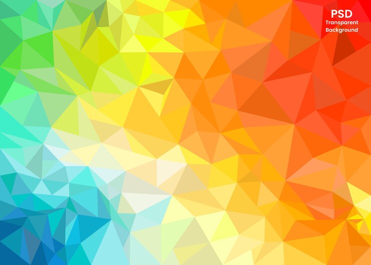 PSD un patrón de mosaico colorido con un fondo multicolor