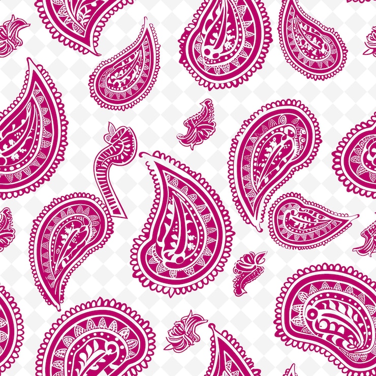 PSD patrón de paisley con una especie de icono de elefante y líneas fluyentes arte de contorno abstracto inspirado en la naturaleza