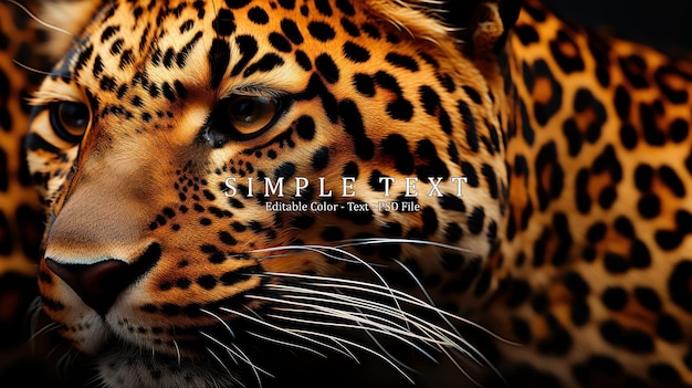 El patrón de la piel de leopardo
