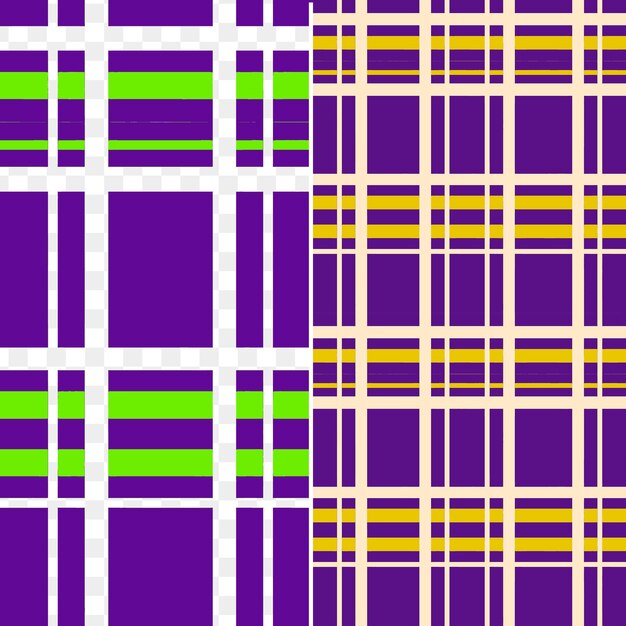 PSD un patrón a rayas púrpura y verde con rayas amarillas