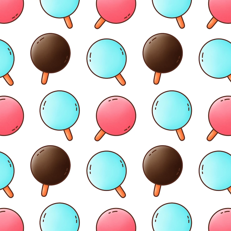 PSD el patrón de repetición del helado de palomitas