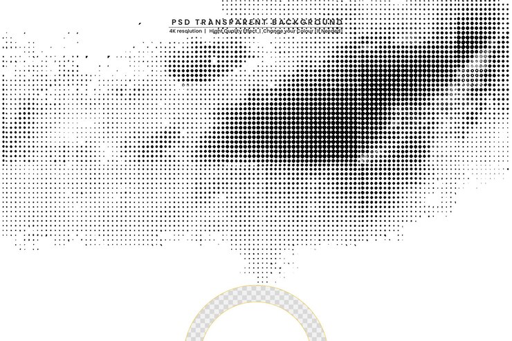 PSD patrón simétrico en fondo transparente