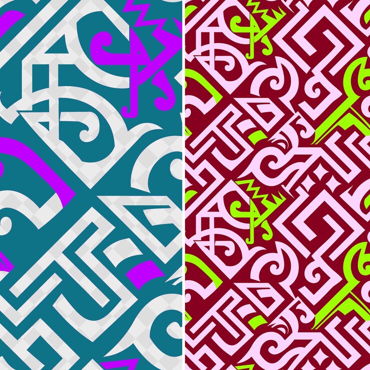 PSD patrón de tatuaje tribal filipino que consiste en forma geométrica vector geométrico abstracto creativo