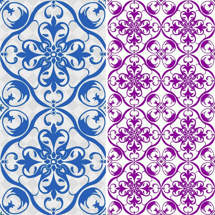 PSD patrones eduardianos con líneas fluidas y contenidos en circu creative abstract geometric vector