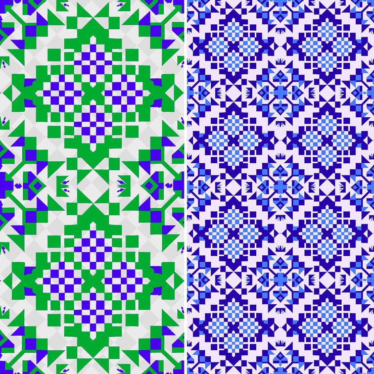 PSD patrones de pysanka ucranianos con intrincados vectores geométricos abstractos creativos y simbólicos