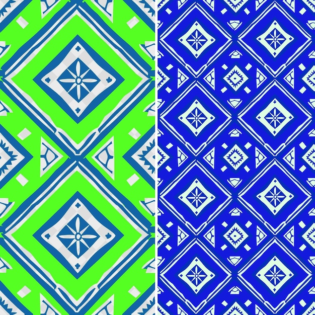 Patrones textiles marrón de Surinam con formas geométricas y vectores geométricos abstractos creativos