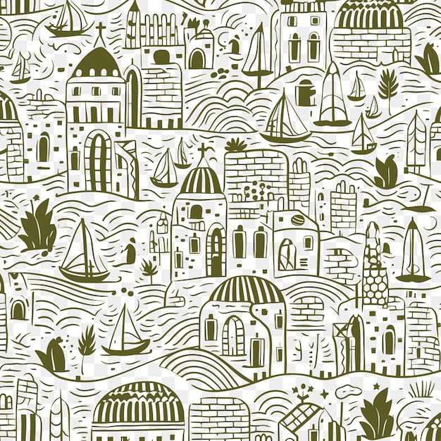 PSD patrones únicos de doodle esbozos artísticos collage y diseños garabateados para sus proyectos digitales