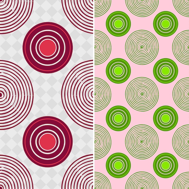Patrones Zen con formas geométricas y delineados en círculo Vector geométrico abstracto creativo