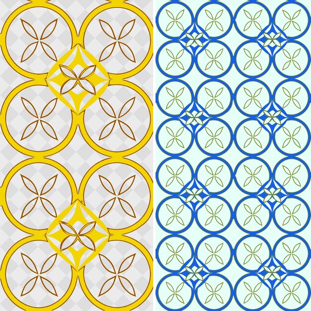 Patrones Zen con formas geométricas y delineados en círculo Vector geométrico abstracto creativo