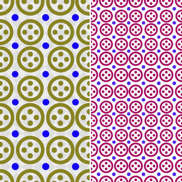 Patrones Zen con formas geométricas y delineados en círculo Vector geométrico abstracto creativo