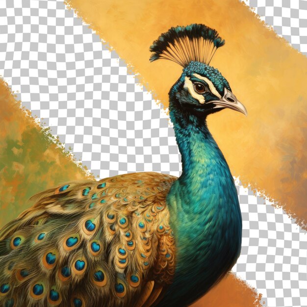 PSD pavo real macho