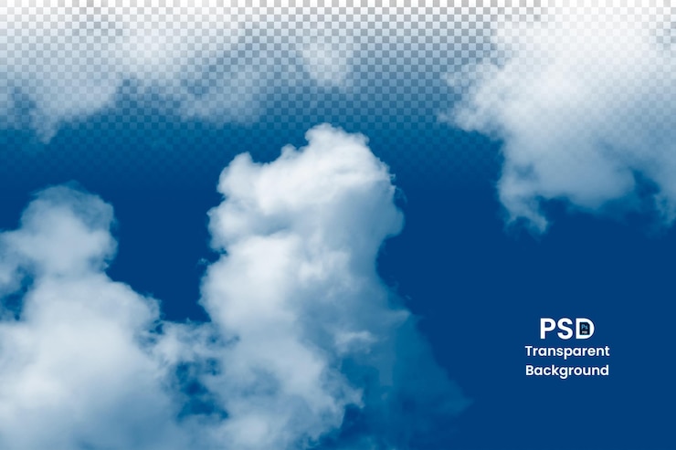 PSD le paysage éthérique des nuages, la fumée et le brouillard
