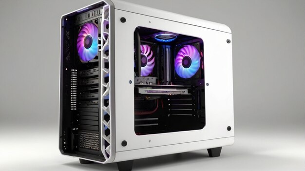 PC de juegos con fondo transparente