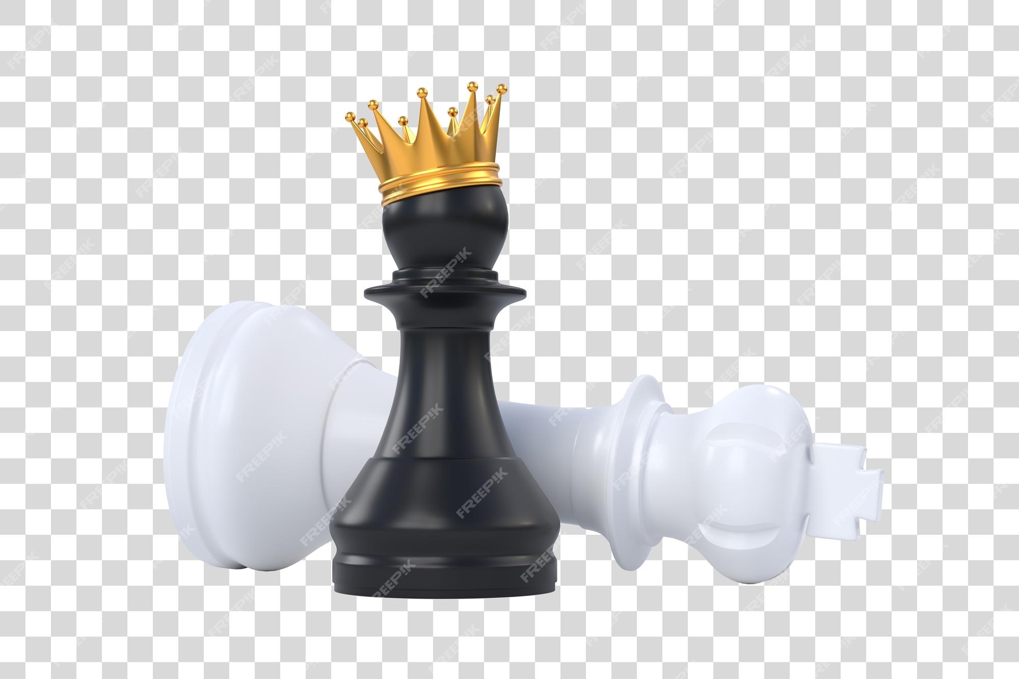 O Rei Do Ouro Xadrez Png Imagem Renderização Em 3d PNG , Coroa Do