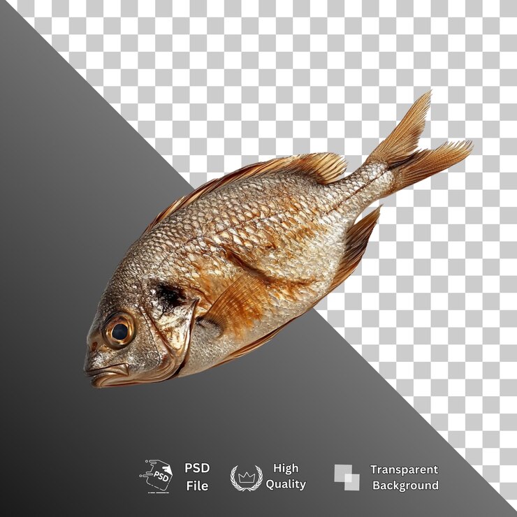 PSD peces aislados sobre un fondo transparente