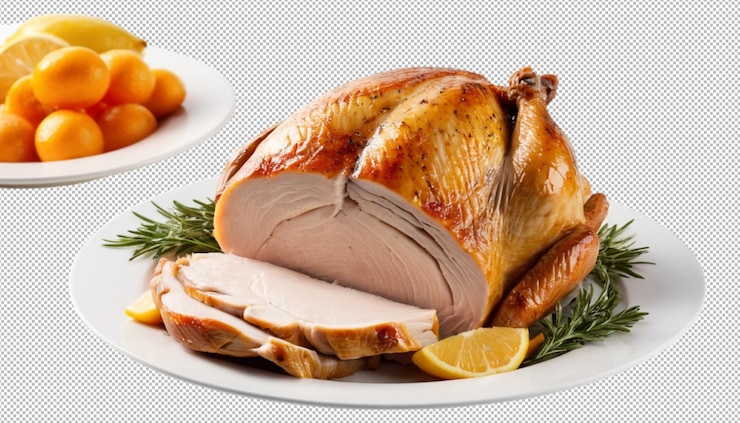 PSD pecho de pavo asado en rodajas y tierno
