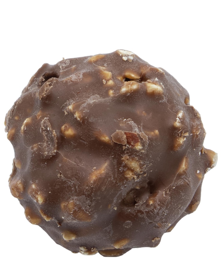 PSD un pedazo de chocolate sobre un fondo transparente