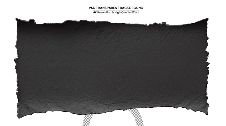 PSD pedazo de papel rasgado espacio para copiar