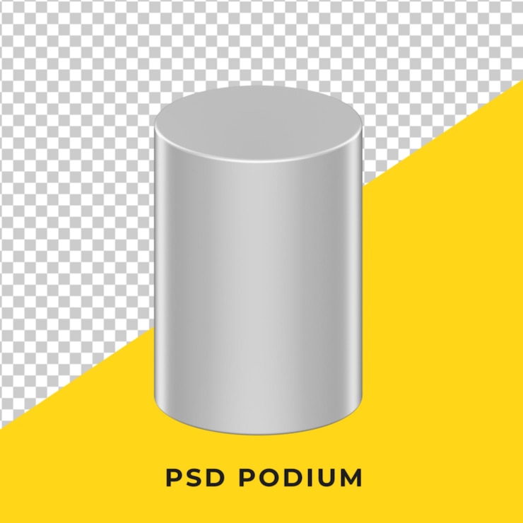 PSD pedestal de forma simples 3d