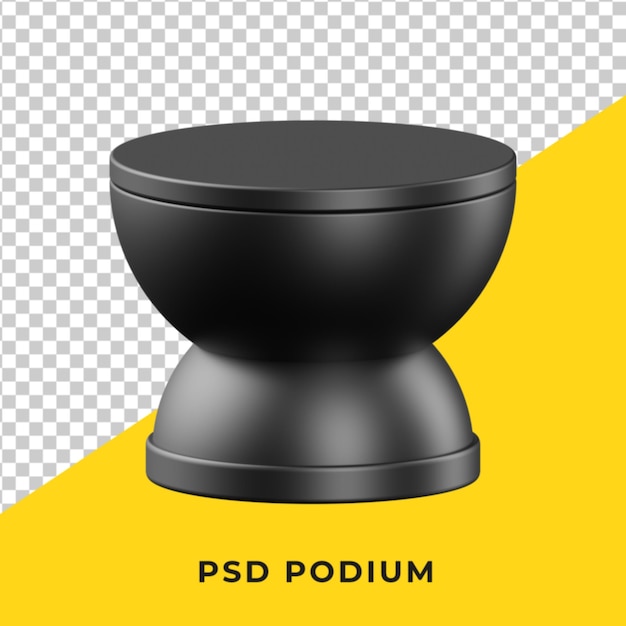 pedestal de forma simple 3d