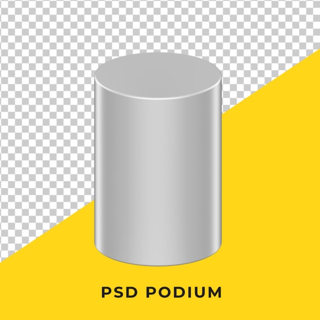 pedestal de forma simple 3d