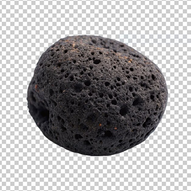 PSD pedra de lava isolada em fundo transparente png psd