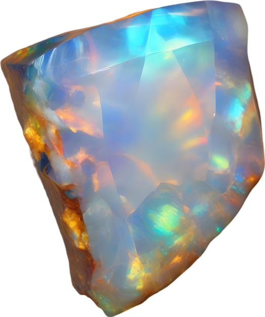 PSD pedra de opala clipart de pedras preciosas coloridas