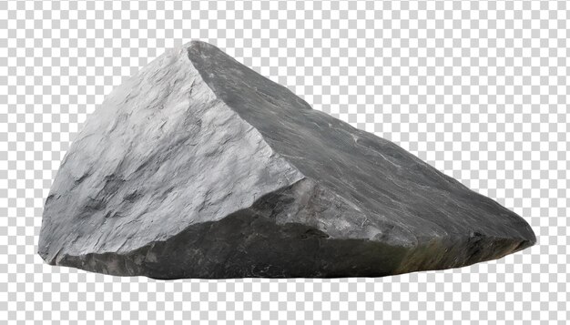 PSD pedra de rocha isolada em um fundo transparente imagem de renderização 3d