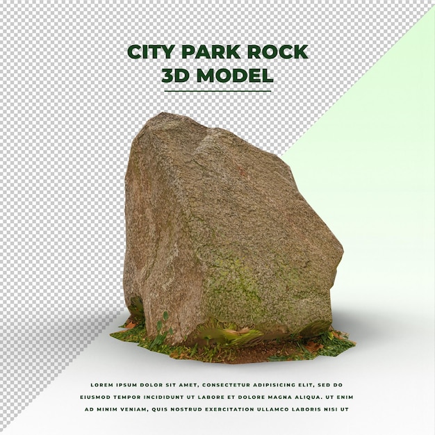 Pedra do parque da cidade