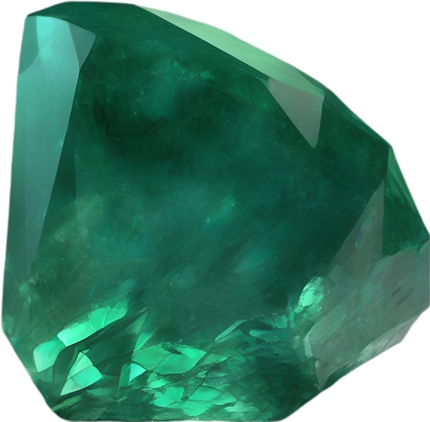 PSD pedra esmeralda colorida clipart de pedras preciosas