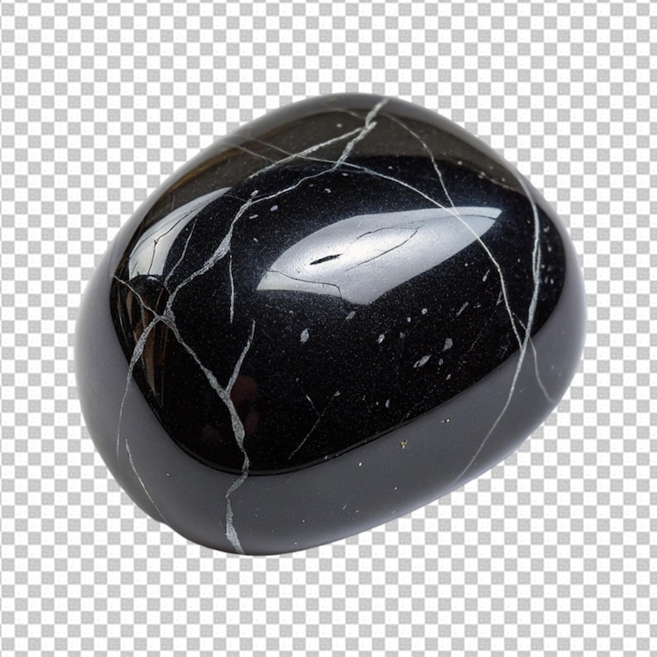 PSD pedra preciosa de calcedônia preta